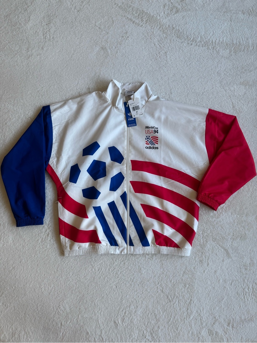 adidas USA 94 World Cup Graphic Woven Track Jacket KC5442 NWT M